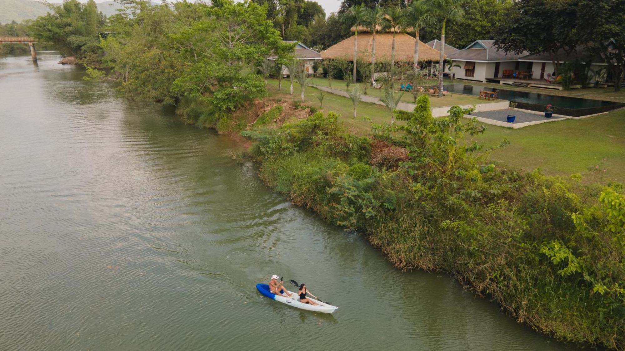 Khla Lodge Kampot Esterno foto