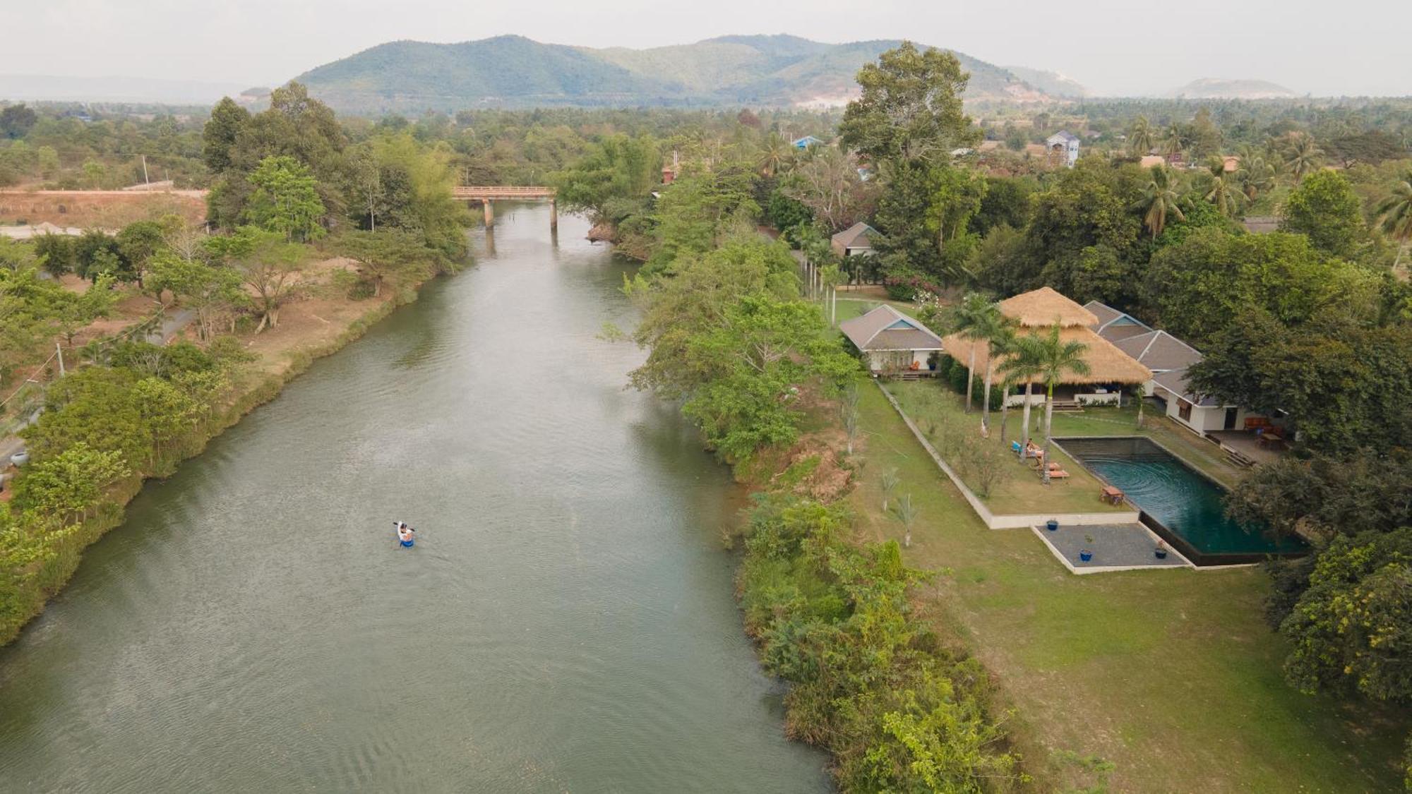 Khla Lodge Kampot Esterno foto